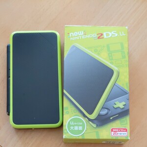 Newニンテンドー2DS LL ブラック×ライム JAN-S-MAAA