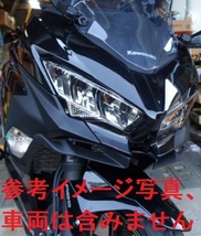 新品 Kawasaki カワサキNINJA250 NINJA400 2018-2020用 エコノミータイプ ウイングレット 艶消しブルー 送料無料！_画像9
