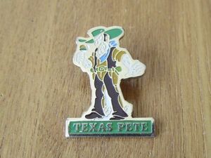 古いピンバッジ：TEXASS PETE カウボーイ テキサス 人物 西部劇ピンズ #U