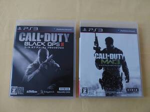 PS3用ソフト コール オブ デューティ ブラックオプスII モダン・ウォーフェア3 CALL OF DUTY BLACK OPS II MW3 吹き替え版 2本セット