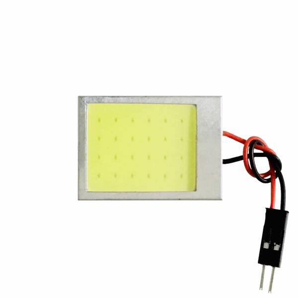 ダイハツ エッセ カスタム L235S L245S T10 LED 室内灯 超爆光 アルミフレーム付 全面発光 COBパネル ルームランプ 1個 ホワイト 車検対応