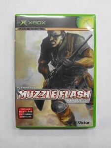XB21-024 マイクロソフト XBOX MUZZLE FLASH マズルフラッシュ アクション レトロ ゲーム ソフト