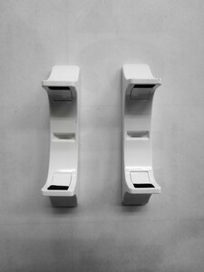 Wii21-007 任天堂 ニンテンドー Wii U 純正 縦置きスタンド 本体 専用 ホワイト 白 WUP-009 2個 1セット のみ レトロ ゲーム 美品