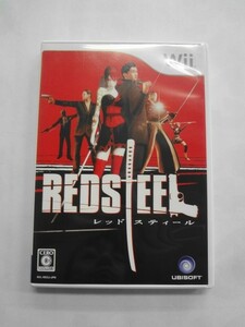 Wii21-033 任天堂 ニンテンドー Wii REDSTEEL レッドスティール 侍 サムライ 刀 銃 レトロ ゲーム ソフト