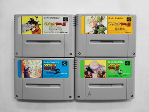 SFC21-123 任天堂 スーパーファミコン SFC ドラゴンボールZ 超武闘伝 1 2 3 超サイヤ人伝説 セット レトロ ゲーム 使用感あり