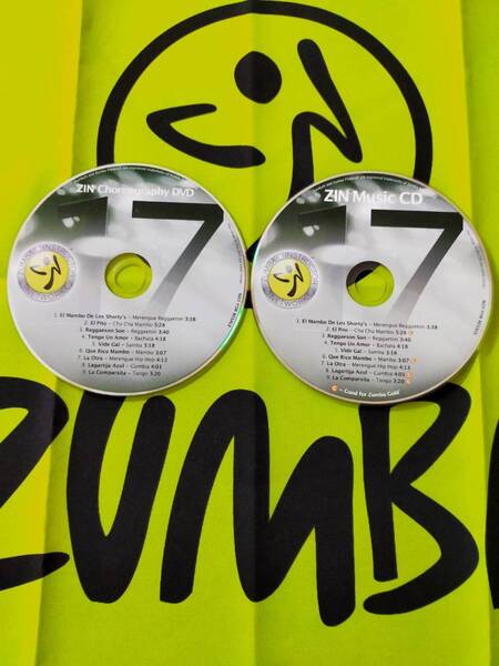 即決! 超希少品! ZUMBA ズンバ ZIN17 DVD & CD インストラクター専用
