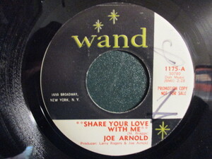 Joe Arnold ： Share Your Love With Me 7'' / 45s ★ Mar-KeysのSAX / Memphis R&B Inst Funky ☆ c/w Soul Trippin'//落札5点で送料無料