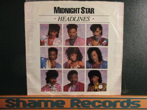 ★ 7'' Single ☆ Midnight Star ： Headlines 7'' / 45s ★ Reggie Calloway ☆ 落札5点で送料無料