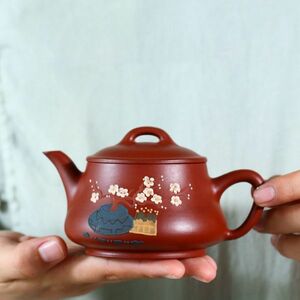 急須　紫砂壷 容量210ml お茶 ティータイム　緑茶　ほうじ茶　中国茶　伝統　おうち時間　食器　ギフト　プレゼント　ポット 母の日 wc500