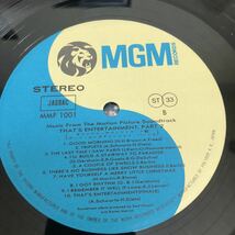 ザッツエンタテイメントパート2 オリジナルサウンドトラック盤 /【帯付】LP レコード / MMF1001 / ライナー有 / ミュージカルサントラ /_画像10