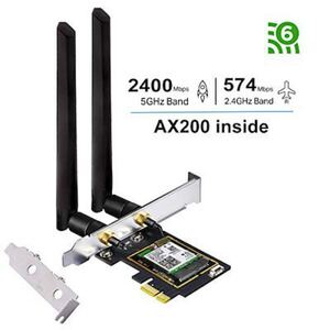 無線LANカード 2974Mbps Wi-Fi 6 AX200モジュール