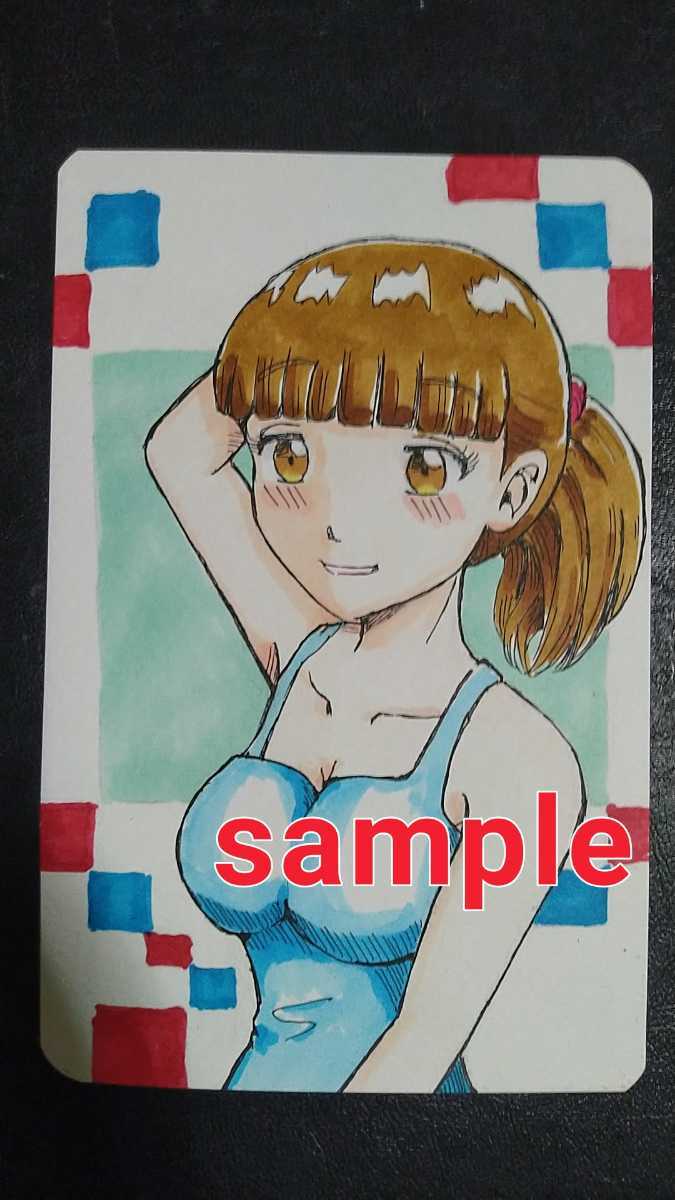 Hand-drawn illustration: Girl in swimsuit, Comics, Anime Goods, Hand-drawn illustration