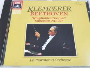 【初期盤CDC規格】クレンペラー指揮ベートーヴェン交響曲第１番/第７番