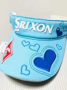 新品！SRIXON（スリクソン）　ゴルフ　サンバイザー　レディース　ブルー