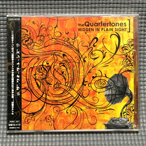 新品 The Quartertones - Hidden in Plain Sight 【国内盤 CD】 ザ・クォータートーンズ / ヒドゥン・イン・プレイン・サイト ROWC-007