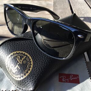 美品 レイバン Ray-Ban ニューウェイファーラー NEW WAYFARER 偏光レンズ