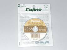 ◇Fujino Pro フロロカーボンティペット(-2X~-1X) 1個 送料無料◇_画像1