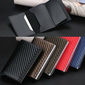 [ new goods ] card-case card-case business card case men's lady's gentleman black black free shipping 