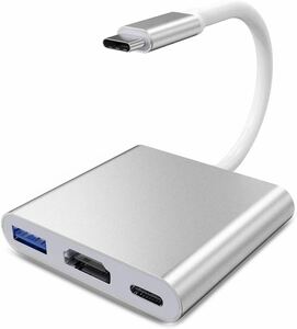 USB Type c HDMIアダプター 3-in-1 変換アダプター ポート