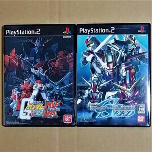 【送料無料】機動戦士ガンダム 連邦VSジオン DX、SDガンダム ジージェネレーション SEED 2本セット 起動確認済み PS2