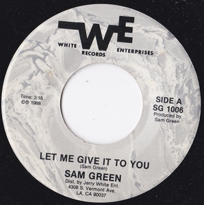* 80's Modern Soul 45 * Sam Green *