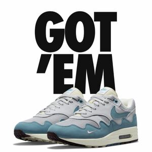 27.5 NIKE PATTA AIR MAX 1ナイキ パタ エアマックス1