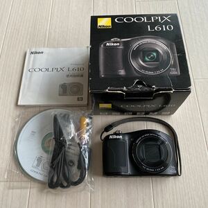 ●難あり Nikon COOLPIX L610 ニコン クールピクス 単三電池 デジタルカメラ デジカメ D1001