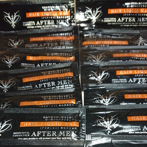 アフターメン ヘアーリキッドワックス 無香料 使いきりパック14個