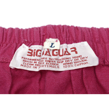 vintage BIG JAGUAR グアテマラ HANDWOVEN スカート コットン ピンク size.L 民族 メキシカン メキシコ ハンドメイド_画像4