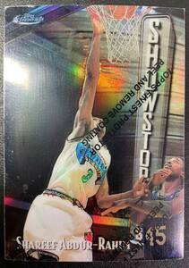 Shareef Abdur-Rahim ＜ 97-98 Toops Finest Silver Refractor ＞ シリアル入り リフラクター版 2ndシーズン