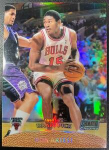 Ron Artest ＜ 99-00 Toops Stadium Club Chrome Previews RC Refractor 1:120 ＞ リフラクター版 ルーキーカード