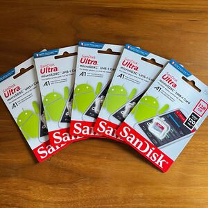 SanDisk Ultra microSDXC UHS-I メモリーカード 128GB SDSQUA4-128G-GN6MN 5枚