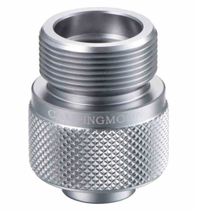 【CAMPING MOON】OD缶⇒海外製ガス器具(USプロパンボンベ仕様)へ接続 USNアダプター変換 《送料無料・PayPay対応》