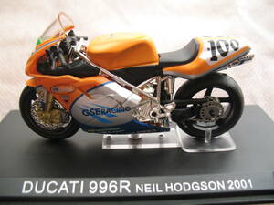 IXO製 DUCATI 996R NEIL HODGSON 2001モデル　　（オレンジ・シルバー・青）　1/24