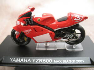 IXO製 YAMAHA YZR 500 MAX BIAGGI　2001モデル　（赤・白）　1/24