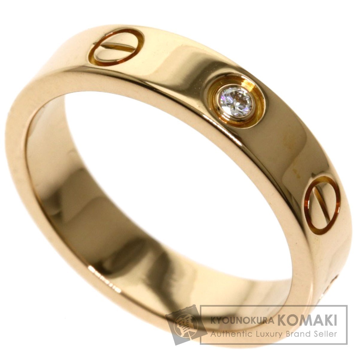 CARTIER カルティエ ラブリング ハーフ ダイヤモンド #48 リング・指輪