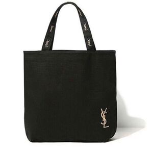 YSL/【トートバッグ】ノベルティ ブラック イヴ・サンローラン YVES SAINT LAURENT