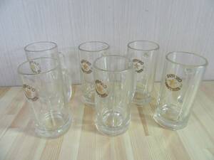 [23-9] beer jug 6 piece set Sapporo beer do rough to beer Sasaki glass ②