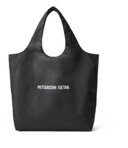 ★ かばん ブラック 伊勢丹 エコバッグ ISETAN 黒色 鞄 エコバッグ
