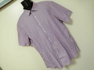 kkaa1951 # JILLSTUART # Jill Stuart shirt tops short sleeves purple purple XL