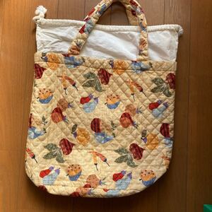 巾着 トートバッグ エコバッグ ハンドメイド風