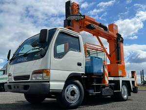 Isuzu　ＥＬＦ　elevated作work vehicle　2000vehicle　75,760km　ETCincluded　ATvehicle