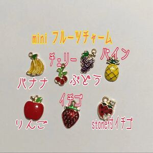オーダー専用!mini フルーツチャーム 10点