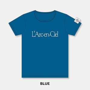 FC限定品 L'Arc~en~Ciel BIG 旧ロゴTシャツ size Free BLUE 初期ロゴ FREESIZE ラルクアンシエル hyde tetsuya ken yukihiroオーバーサイズの画像1