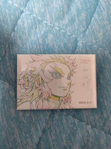 鬼滅の刃 ufotable 煉獄杏寿郎 スクエア缶バッジ