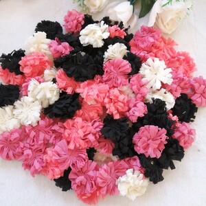 材料 手作り モチーフ パーツ ヘアゴム ハンドメイド 花モチーフ お花 VQ1