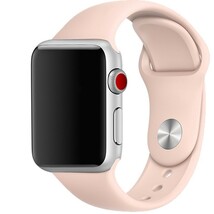 【本体サイズ42・44mm用】【37-ヌードカラー】Apple Watch シリコン スポーツバンド アップルウォッチ【Series1.2.3.4.5.6.SE対応】_画像1