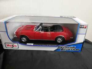 Maisto マイスト 1967 chevrolet camaro ss 396 convertible シボレー カマロ コンバーチブル 新品 未開封 全国即日発送 ミニカー