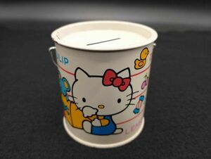 ハローキティ　貯金箱　幅6.8ｃｍ　高さ7.2ｃｍ　サンリオ　HALLO KITTY　雑貨　アンティーク　ビンテージ (21_1113_6)