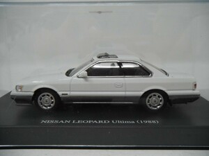 #KID BOX limitation DISMtizm[1/43 NISSAN LEOPAED Ultima (1988) normal wheel latter term type Nissan Leopard die-cast minicar ]